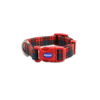 Ancol Tartan Patterned Collar Small